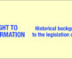 Right to Information [ RTI Act ] 2005 -Historical Background