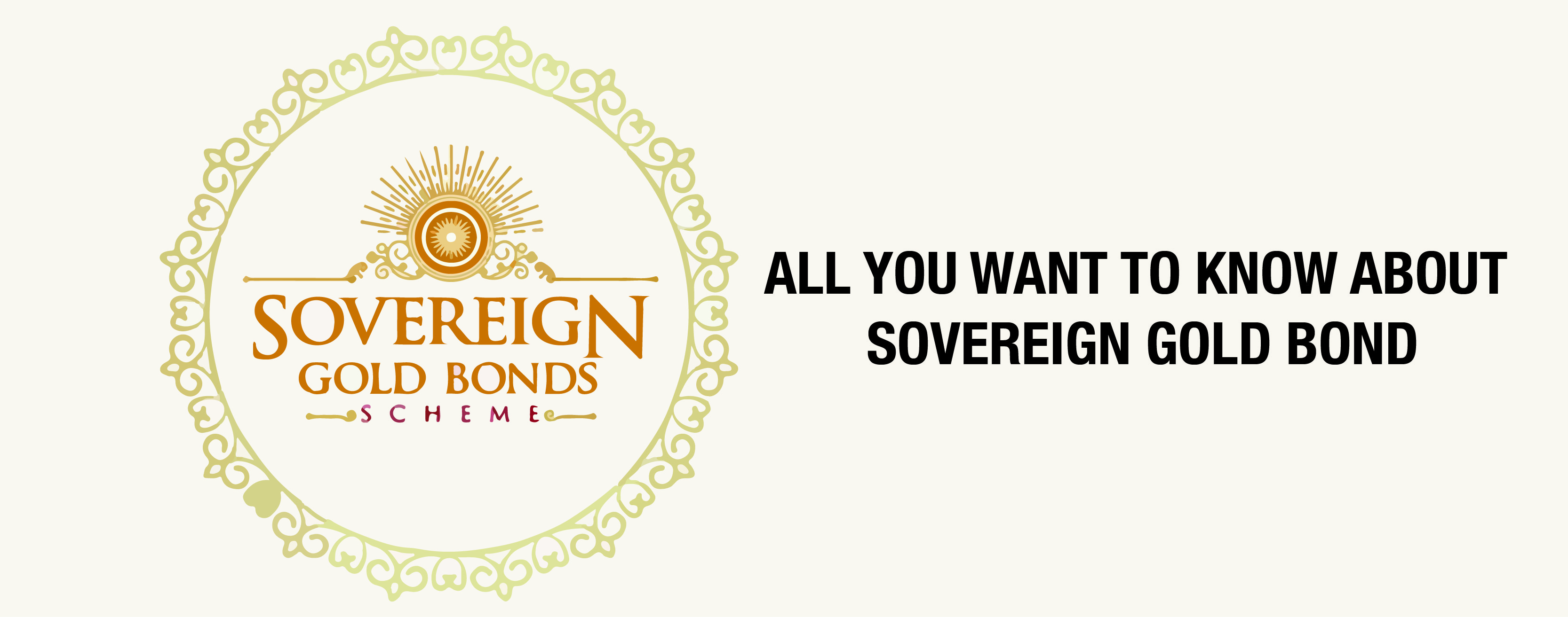 Sovereign gold bond scheme All you want to know